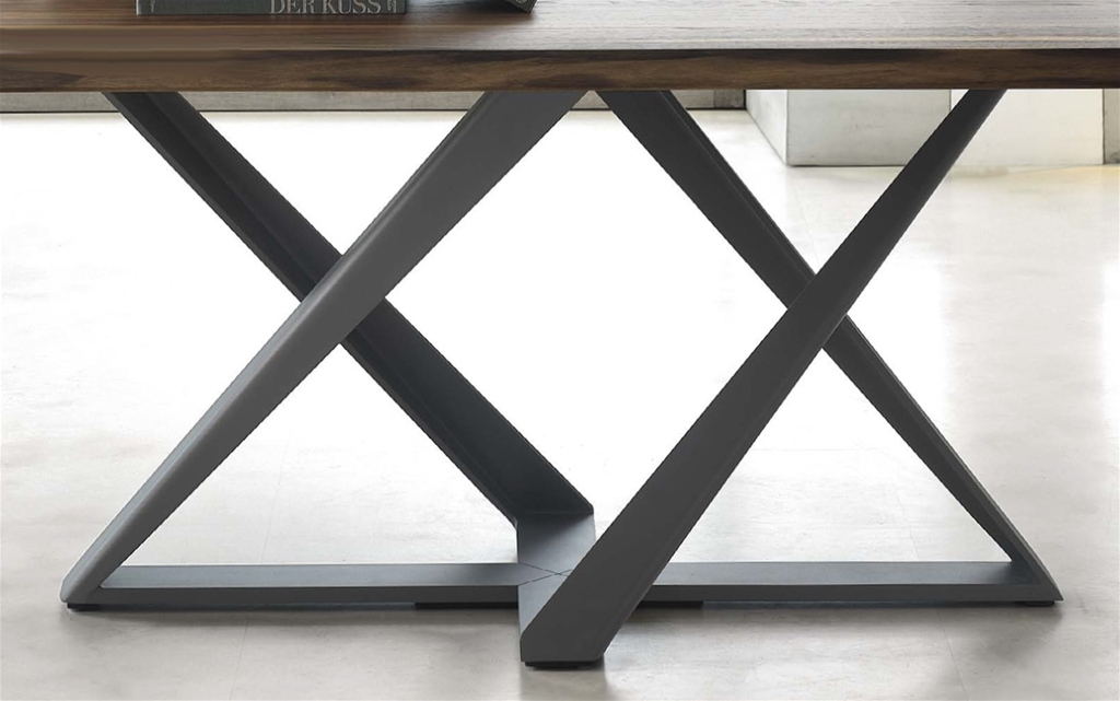 Tavolo di design Millennium (solo basamento per tavolo fisso) Bontempi -  Progetto Sedia