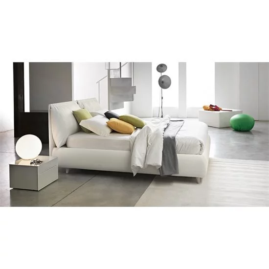 Letto imbottito Malou H27 - Contenitore Folding Box - rete 160x200 Bontempi  Letti - Progetto Sedia