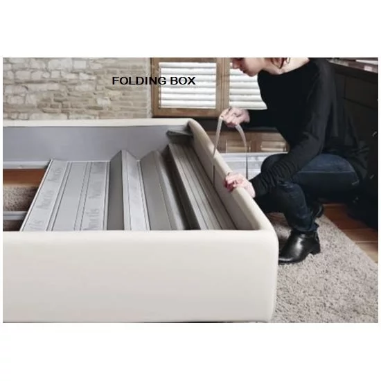 Letto imbottito Alcott H27 Contenitore Folding Box Comfort - vano rete  160x200 Bontempi Letti - Progetto Sedia