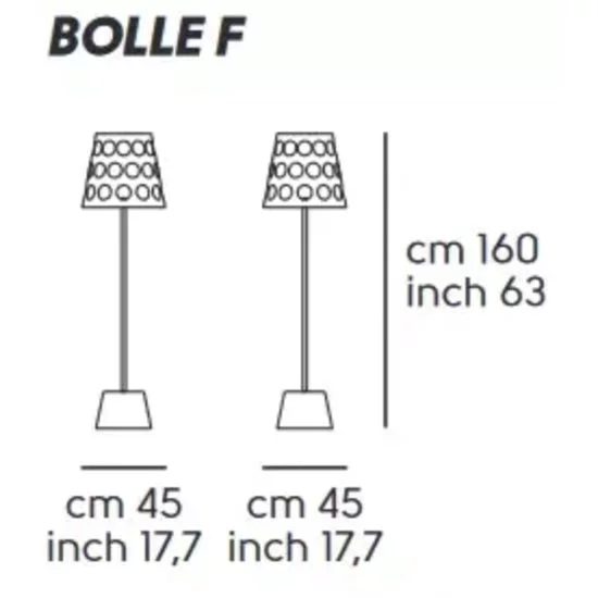 Lampade Bolle Piantana Midj - Progetto Sedia